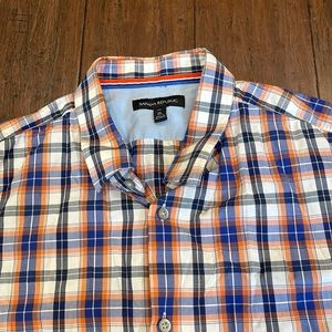 Banana Republic XL short sleeve plaid button down.